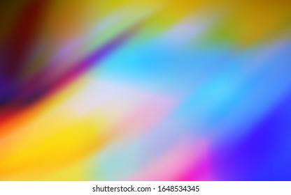 Light Multicolor vector abstract bright template. A completely new colored illustration in blur style. New style design for your brand book.