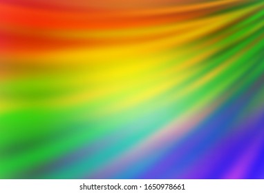 Light Multicolor vector abstract bright texture. New colored illustration in blur style with gradient. New style design for your brand book.
