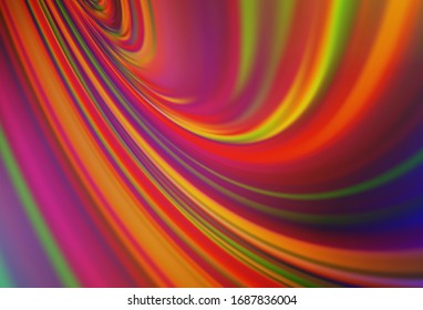 Light Multicolor vector abstract bright template. Shining colorful illustration in smart style. New design for your business.