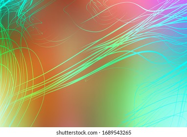 Light Multicolor vector abstract bright texture. A completely new colored illustration in blur style. New design for your business.