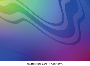 Light Multicolor vector abstract bright template. New colored illustration in blur style with gradient. Elegant background for a brand book.