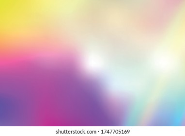 Plantilla de brillo abstracto vectorial multicolor claro. Ilustración colorida en estilo abstracto con gradiente. Nueva forma de tu diseño.