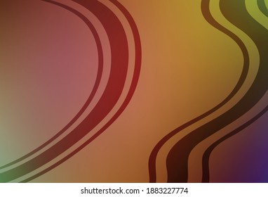 Light Multicolor vector abstract bright template. Colorful abstract illustration with gradient. Completely new design for your business.