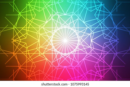Light Multicolor vector abstract doodle template. Modern geometrical abstract illustration with doodles drawn by child. The pattern can be used for heads of websites and designs.