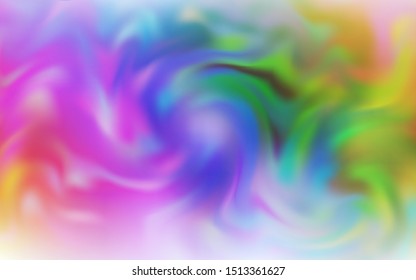 Light Multicolor vector abstract layout. Creative illustration in halftone style with gradient. New design for your business.