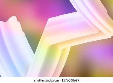 Light Multicolor vector abstract layout. Creative illustration in halftone style with gradient. Background for designs.