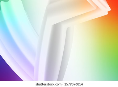 Light Multicolor vector abstract layout. Shining colorful illustration in smart style. The best blurred design for your business.