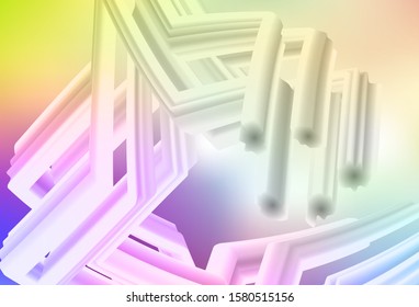 Light Multicolor vector abstract layout. Shining colorful illustration in smart style. Background for designs.