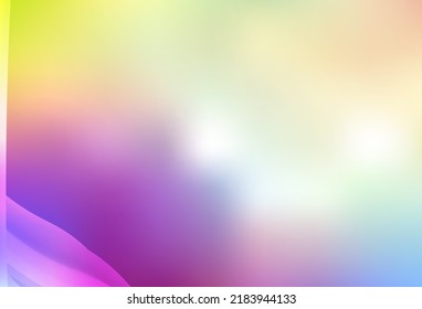 Light Multicolor vector abstract layout. A completely new colored illustration in blur style. The best blurred design for your business.
