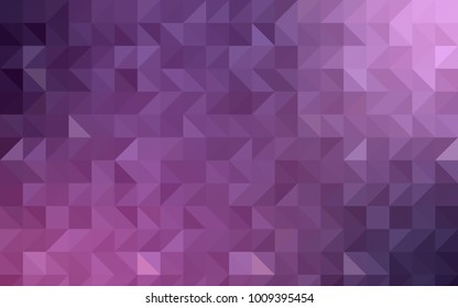 Light Multicolor vector abstract mosaic pattern. Glitter abstract illustration with an elegant design. A completely new template for your business design.