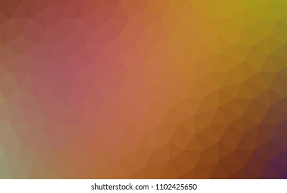 Light Multicolor vector abstract mosaic pattern. A completely new color illustration in a polygonal style. Pattern for a brand book's backdrop.