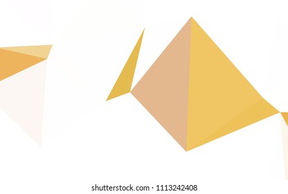 Light Multicolor vector abstract mosaic background. Modern abstract illustration with triangles. Brand new design for your business.