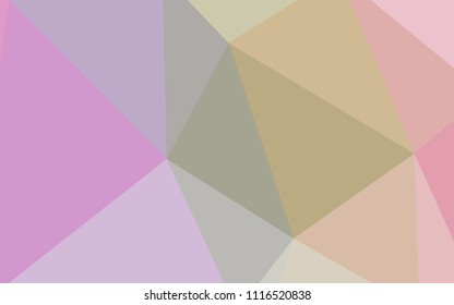 Light Multicolor vector abstract mosaic backdrop. Elegant bright polygonal illustration with gradient. Brand new design for your business.