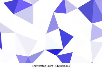 Light Multicolor vector abstract mosaic background. Triangular geometric sample with gradient.  Pattern for a brand book's backdrop.