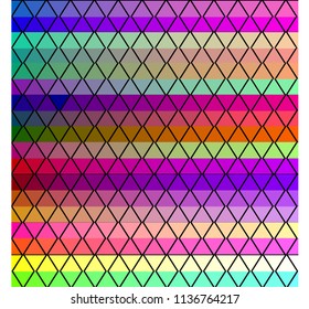 Light Multicolor vector abstract mosaic pattern. A sample with polygonal shapes. Completely new template for your banner. Bright background. Vector illustration.