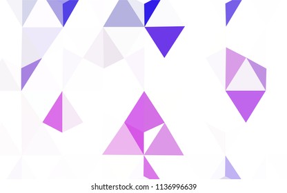 Light Multicolor vector abstract mosaic pattern. Modern abstract illustration with triangles. A completely new design for your leaflet.