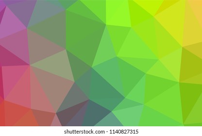 Light Multicolor vector abstract mosaic backdrop. A completely new color illustration in a polygonal style. A new texture for your web site.