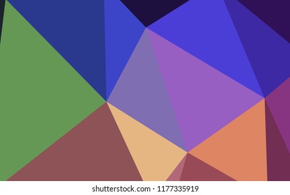 Light Multicolor vector abstract mosaic backdrop. Elegant bright polygonal illustration with gradient. Template for cell phone's backgrounds.