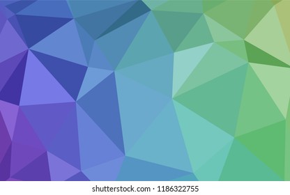 Light Multicolor vector abstract mosaic pattern. Polygonal abstract illustration with gradient. Polygonal design for your web site.