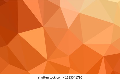 Light Multicolor vector abstract mosaic background. A sample with polygonal shapes. New template for your brand book.