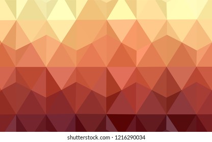 Light Multicolor vector abstract mosaic backdrop. Colorful illustration in abstract style with triangles. A completely new design for your leaflet.