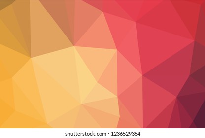 Light Multicolor vector abstract mosaic backdrop. A sample with polygonal shapes. New template for your brand book.