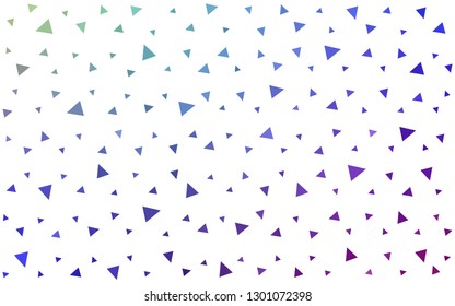 Light Multicolor vector  abstract mosaic background. Shining polygonal illustration, which consist of triangles. Triangular pattern for your design.