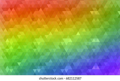 Light Multicolor vector abstract mosaic template. Creative geometric illustration in Origami style with gradient. The completely new template can be used for your brand book.