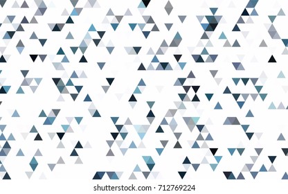 Light Multicolor vector abstract mosaic template. Triangular geometric sample with gradient.  A completely new design for your business.