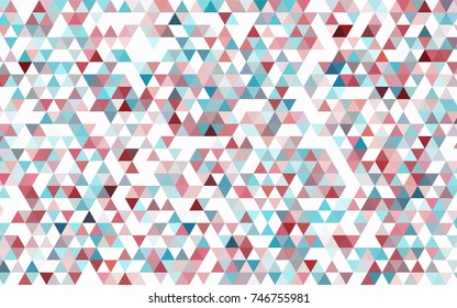 Light Multicolor vector abstract mosaic template. Geometric illustration in Origami style with gradient.  The completely new template can be used for your brand book.