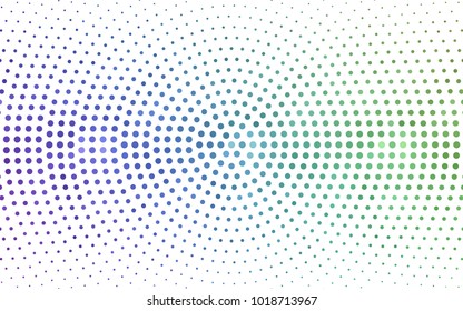 Light Multicolor vector abstract pattern with circles. Geometry template for your business design. Background with colored spheres.