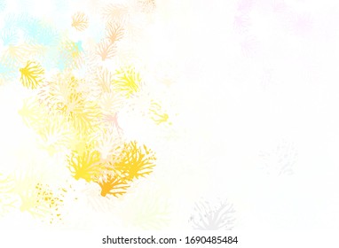 Light Multicolor vector abstract pattern with leaves. Shining colored illustration with leaves and branches. Hand painted design for web, leaflets. Light Multicolor vector abstract pattern with leaves. Shining colored illustration with leaves and branches. Hand painted design for web, leaflets.