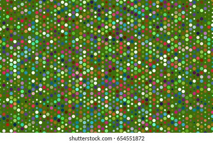 Light Multicolor vector abstract pattern with circles. Geometry template for your business design. Background with colored spheres.