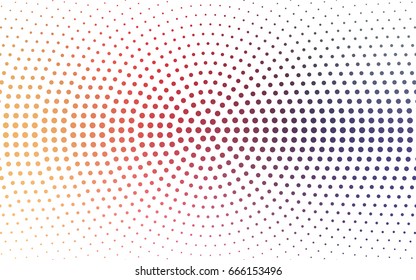 Light Multicolor vector abstract pattern with circles. Geometry template for your business design. Background with colored spheres.