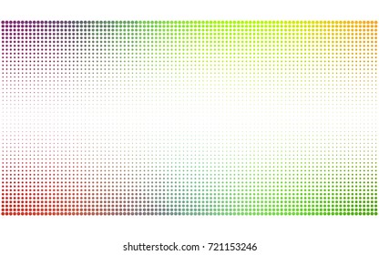 Light Multicolor vector abstract pattern with circles. Geometry template for your business design. Background with colored spheres.