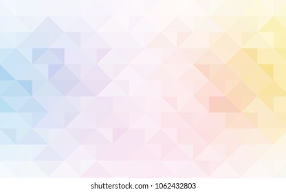 Light Multicolor vector abstract polygonal template. Colorful illustration in abstract style with gradient. A completely new template for your business design.
