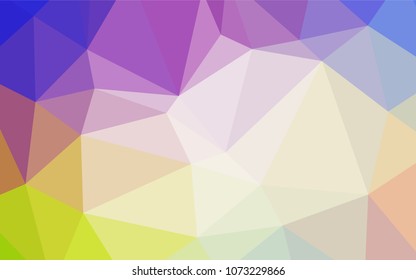 Light Multicolor vector abstract polygonal pattern. Colorful abstract illustration with gradient. A completely new design for your business.