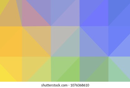 Light Multicolor vector abstract polygonal background. Modern geometrical abstract illustration with gradient. Triangular pattern for your business design.