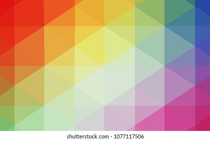 Light Multicolor vector abstract polygonal pattern. Elegant bright polygonal illustration with gradient. A new texture for your design.