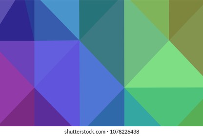 Light Multicolor vector abstract polygonal pattern. Colorful illustration in polygonal style with gradient. Textured pattern can be used for background.