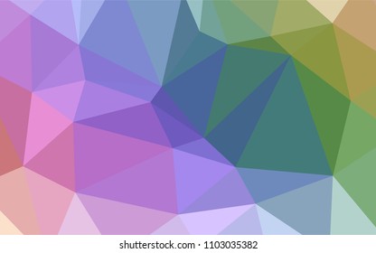 Light Multicolor vector abstract polygonal template. Polygonal abstract illustration with gradient. That pattern can be used as a part of a brand book.