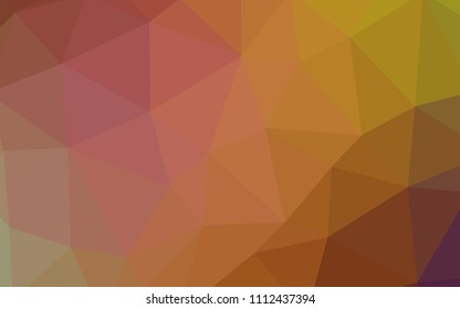 Light Multicolor vector abstract polygonal background. Elegant bright polygonal illustration with gradient. Completely new template for your banner.