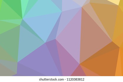 Light Multicolor vector abstract polygonal background. Colorful illustration in abstract style with gradient. Triangular pattern for your business design.