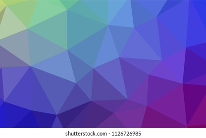 Light Multicolor vector abstract polygonal background. A sample with polygonal shapes. Template for cell phone's backgrounds.