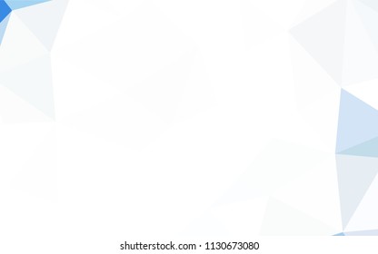 Light Multicolor vector abstract polygonal background. Colorful illustration in abstract style with triangles. Best triangular design for your business.