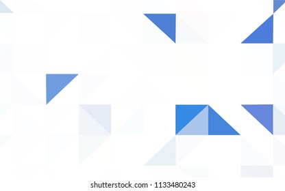 Light Multicolor vector abstract polygonal background. Glitter abstract illustration with an elegant triangles. New template for your brand book.