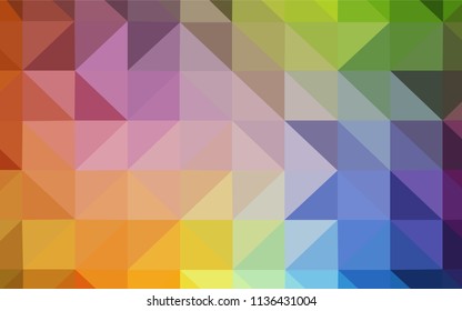 Light Multicolor vector abstract polygonal template. A completely new color illustration in a polygonal style. A new texture for your web site.