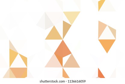 Light Multicolor vector abstract polygonal template. A sample with polygonal shapes. A completely new design for your leaflet.
