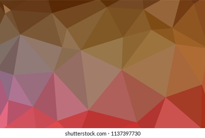 Light Multicolor vector abstract polygonal template. Elegant bright polygonal illustration with gradient. Textured pattern for your backgrounds.