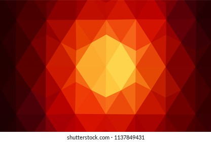 Light Multicolor vector abstract polygonal background. Elegant bright polygonal illustration with gradient. Brand new style for your business design.